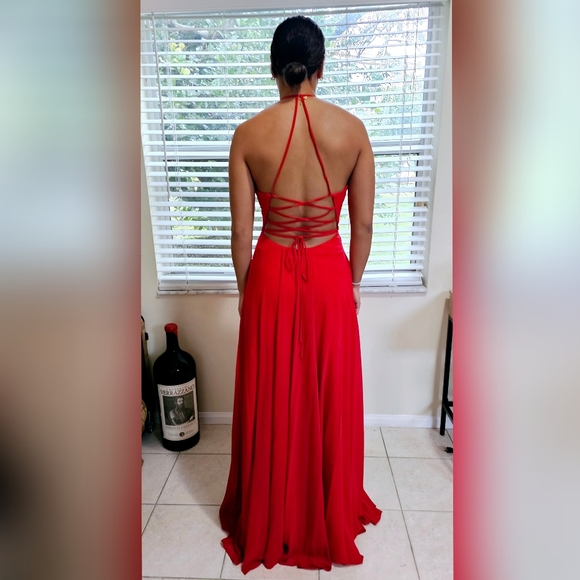 Red Prom Dress - Picture 6 of 7